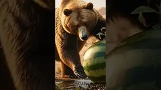 A beard saved a watermelon plant from drying out by watering it 😭 #ai​ #tree​ #save​ #water​