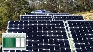 Shipping Container House - Installing large solar panel array on shipping container roof