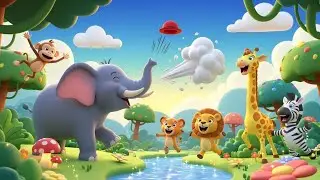 Elephant&rsquo;s Tiny Hat Adventure Song for Kids | Animal & Adventure Song, Nursery Rhymes & Baby Music 🐘