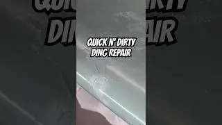 Quick n' dirty ding repair to get the crack sealed.#DIY #surf #howto #surfboard #repair