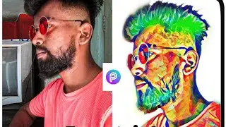 PicsArt new color full cartoon photo  editing | new vector art editing tutorial
