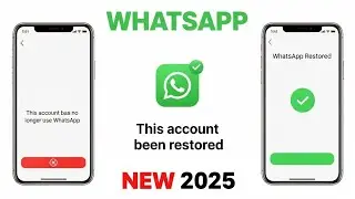 WhatsApp Ban Spam Problem Solution 2025 | This account can no longer use WhatsApp Problem New 2025