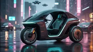 🚀 Unveiling the Future: Fully Enclosed Self-Driving Bike with AI Cockpit! ⚡ | LIVE DEMO