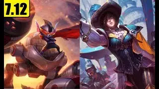 rumble top vs fiora - patch 7.12 - full game - june 22, 2017