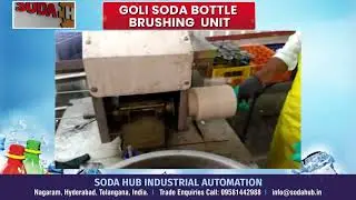 Goli Soda Bottle Brushing  unit