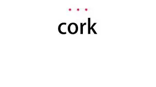 How to pronounce cork - Vocab Today