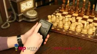 Чехол-книжка для TeXet TM-4677 черный кожаный