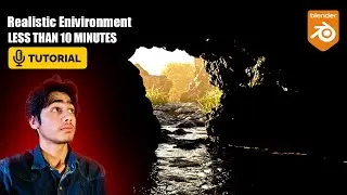 Blender Create Realistic Environment in less than 10 min (Full URDU/HINDI Tutorial)