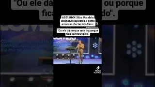 Silas Malafaia ensinando l&iacute;deres religiosos a arrancar ofertas dos fi&eacute;is.