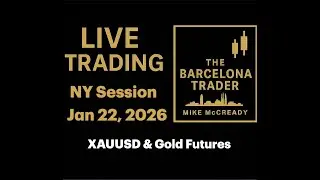 Live Trading (XAUUSD & Gold Futures) w/ The Barcelona Trader & Tono Miakoda - NY Session  - 1/22/26