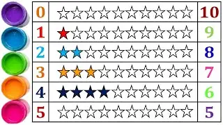 Count the Stars ⭐ 0 to 10 | Star Counting for Kids | Counting for Kids | Learn With Izsha