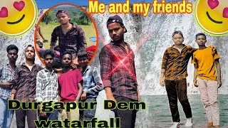 Durgapur Dem water fall jharna 🥰😅🙋 funny  with friends# vlogs # desi vlogs .