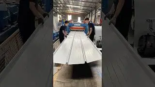 Klip Lock Roofing Panel Roll Forming Machine #rollformingmachine #rollformer #metalforming