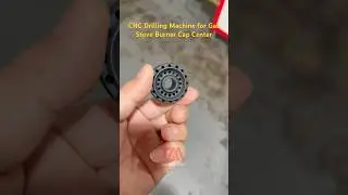 CNC Drilling Machine for Gas Stove Burner Cap Center #cncdrillingmachine #cncdrillpress