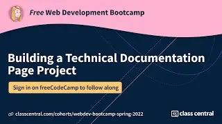 Let's build a technical documentation page!