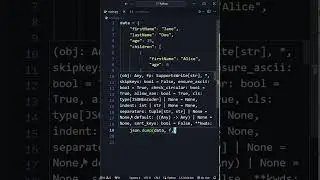 Python | How to write data to a JSON file #shortsfeed #shorts #python