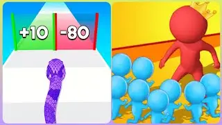 Count Master Merge Game Vs Snake Run Race 🐍🐍🐍🐍🐍🐍  3D🧿🧿🪀New Update Max Gameplay AA1