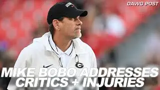 UGA OC Mike Bobo Addresses Critics and Georgia's Injuries on Offense