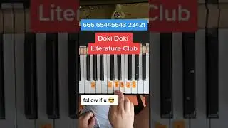 Doki Doki Literature Club Song on Piano