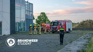 GROTE BRAND IN EEN LEEGSTAANDE CLUB