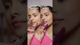 Testing popular DUPES of Clinique BLACK HONEY🖤🍯 #shorts