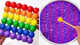 Удовлетворяющая слизь Slime ASMR | Расслабляющее видео слизи # 2477