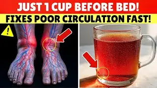 Just 1 Cup of THIS Drink Increases Blood Flow and Circulation in Legs & Feet in 24 Hours!