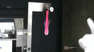 Burn test with non flame retardant material