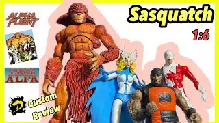 Sasquatch Tropa Alpha 1:6 Custom Review Marvel Icons 12 inch Alpha Flight