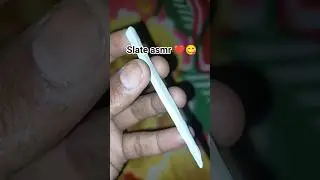 White slate asmr ❤😋 #viral #slatepencil #views #art #diy #sandmentcrushing #shortsfeed #clay #stone