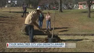 City of Tyler honored with Tree City USA Growth Award