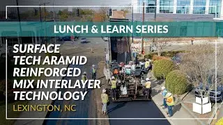 Reflective Crack Relief Asphalt Interlayer Demonstration | Pavement Management in Lexington, NC