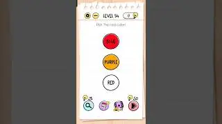 Pick the red color, Brain Test Level 54