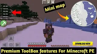 Premium ToolBox For Minecraft Pe 1.18+ | Premium ToolBox For Mcpe 1.18.12 | in hindi |2022