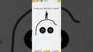 draw 2 save :Stickman Puzzle Level 3🤡😤