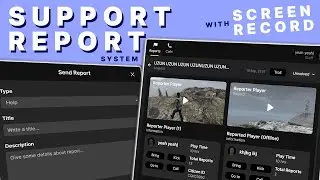 FiveM Report Script | Support System