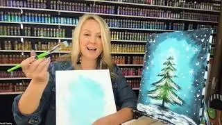 Magical Christmas Tree || Paint Party Challenge