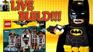 LIVE Build Stream - Lego Batman Movie Arkham Ayslum #70912