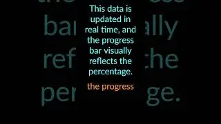 Upload progress bar (conceptual explanation)