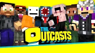 Outcasts 2 Episode 1!  Launch Day! Full Netherite Gear! Starter House!