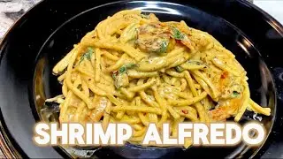 Creamy Shrimp Alfredo | How to Make a Quick & Easy Pasta Dinner Recipe