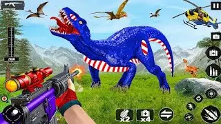 Wild Dino Hunter Game - Dinosaur Game 3d - Zoo Dinosaur Shooting Android Gameplay