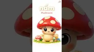Learn Vietnamese &ndash; Vowel &Acirc; | Nguy&ecirc;n &acirc;m &Acirc; | gấu trắng, nấm, tr&acirc;u