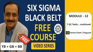 Module12: Pareto Chart or Pareto Diagram | Free Six Sigma Black Belt, Green Belt Course