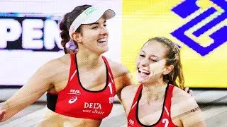 Betschart/H&uuml;berli vs Hermannova/Slukova &bull; The Hague 4 Star 2018 &bull; Beach Volleyball World