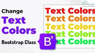 How to Change Text Color Class in Bootstrap 5 | Bootstrap 5 Tutorial