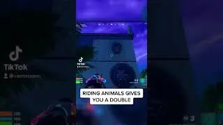 RIDING ANIMALS GIVES YOU DOUBLE JUMP #trending #fortnite #fortniteclips #howto #fyp #shorts #tiktok