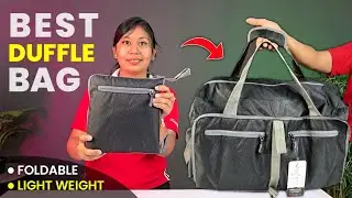 Best Duffle Bag For Travel | FATMUG Polyester Foldable Bag Unboxing | Luggage For Travel Backpack
