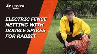 Lydite&reg; Netting &ldquo;60cm Electric Fence Netting&rdquo; &ndash; Double Spikes, Rabbit Net, MLD-068H3