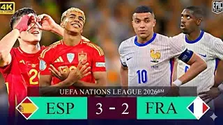 Spain vs France &ndash;When European Giants Collide! Goals, Passion & Intensity😳 &ndash; Must Watch Match 🔥